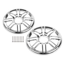 Speaker Trim Chrome 3D Rear Grill Covers for Harley Electra Glide Road Glide 20142023