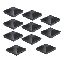 Paquete de 12 Tapas para Postes de 4 X 4 Pulgadas, Cubiertas para Postes de Cerca, Compatibles con Postes de Madera o Vinilo para Decoración de