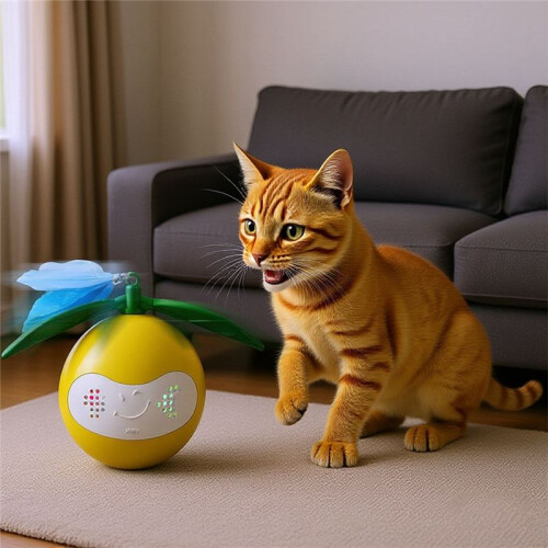 USB Rechargeable LED Laser  Cat Toy with Auto Obstacle Avoidance, Motion Sensor, One-Touch Start, Self- Design 1
