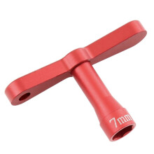 Llave de Tuercas Hexagonales de 7 mm para Rueda de Metal, Herramienta para Coche RC Crawler TRX4M SCX24 AX24 FCX24M (1/18-1/24), Piezas de