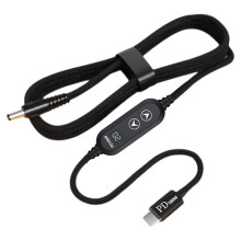 Typ C Till -Strömförstärkningskabel 5V/9V/12V/15V/20V Justerbar Boost-Omvandlare PD100W Triggerkabel USB Till -Adapter