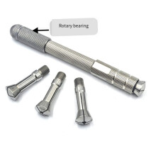 Watchmaker Tools Movement Gear Pendulum Tip Clamp Crown Watch Parts Hand Held Holder with 4 Collets Watch Repair