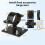 Bicycle Quick Release Bracket Front Rear Basket Mount for Cargo Rack/Bicycle/Folding Bike/Electric Bike/Scooter Size L 3