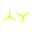 Hélice de 3 Pás T3X1.8X3-1.5MM PC para Avião RC de 3 Polegadas FPV Drone Acessório DIY 4