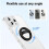 Magnetic Silicone Ring Grip Phone Holder,Rotating Finger Loop Ring Grip Holder,Soft and Portable,Magnetic Bracket 4