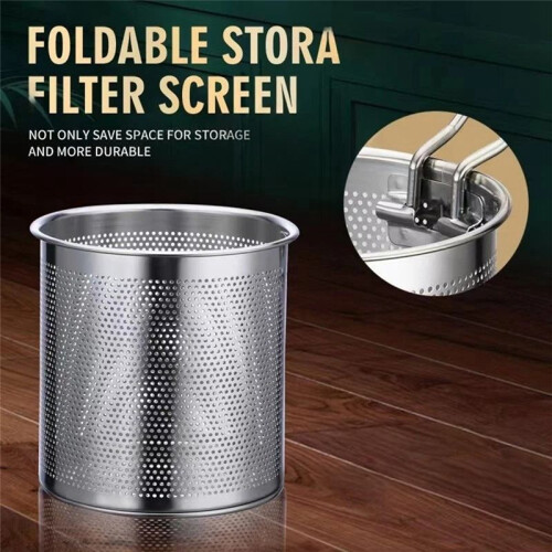 RVS Koekenpan met Filter, Home Restaurant Verhoogde Multifunctionele -Koekenpan 1