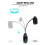 2.4G -Mounted Wireless Microphones Headset Transmitter with Receiver for Voice Amplifier Speaker Teaching Audio B 3