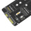 M.2 NGFF/MSATA para SATA3 2 em 1 SSD Unidade de Estado Sólido Gabinete de Disco Rígido de 2,5 Polegadas Placa Adaptadora 4