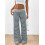 (XL, Blue) Γυναικείο παντελόνι φαρδιά καθημερινή χρήση 4