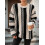 (XL, Multicolor) Γυναικείο Ριγέ Πουλόβερ Στρογγυλή Λαιμόκοψη 3