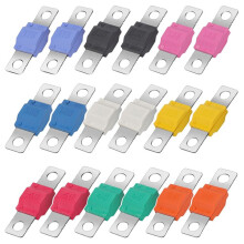 18 Stuks AMI/Midi-Zekering, 12V-58V Koperen Geplateerde Hoge Stroom, Opschroefbare -Zekering, Assortiment, voor Auto'S, Vrachtwagens, Boten en