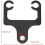 Black Universal Motorcycle Speedometer Mount and Tachometer Bracket for Secure Odometer Fixing 4