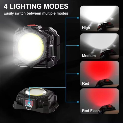 Portable LED Wrist Light  Flashlight USB Rechargeable Watch Lamp Wrist Lighting Torch Flashlight