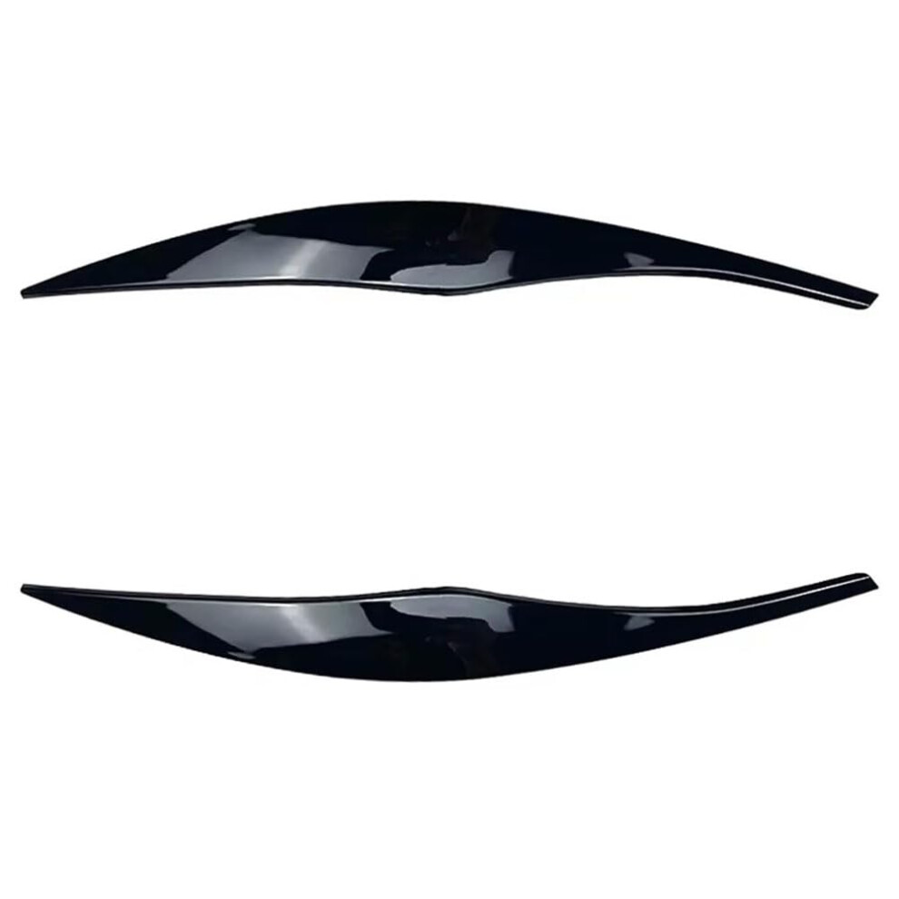 Headlight Eyelids Gloss For Bmw 3 Series E90 E91 320I 330I 20052012 Scratch Protection Black 9169991203539