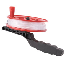 100M Twisted String Red Wheel Kite Reel Winder
