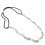 Frauen Elegante Blume elastisches Haar Band Stirnband Silber 2