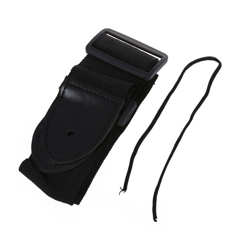 Cinghia Tracolla Nero per Custodia Borsa Porta Chitarra Acustica