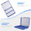 Royal  Plastic Rectangle Hold 100 Microslide Slide Microscope Box 4