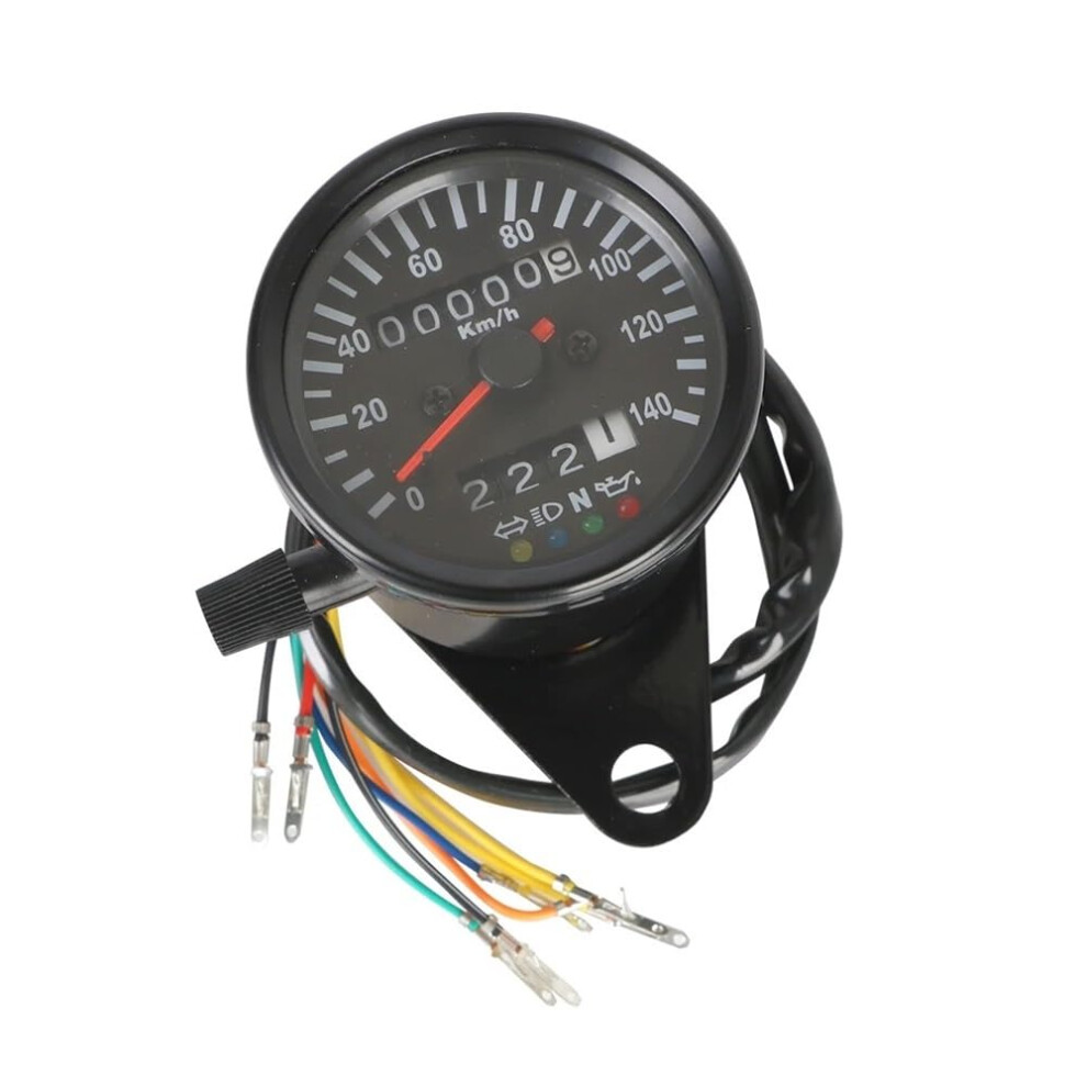 12V Motorcycle Digital Speedometer With Tachometer And Odometer Gauge For Accurate Rpm Tracking 9169991203584