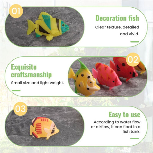 10X Floating artificial decoration Fish decoration Decorative aquarium fish tank supplies 2