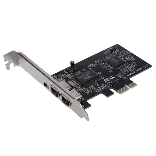 PCI Express x1 PCI-E Scheda controller IEEE1394 FireWire 1394a 3 Porta per desktop