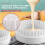 6 Pcs mould punch Pastry Biscuit Cake Fondant sugar paste Round Cutter 7