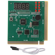 Tarjeta PCI de DiagnóStico de 4 DíGitos Placa Madre de PC Analizador de Comprobador Posterior Comprobador PortáTil
