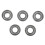 6002Z 15 x 32 x 9 mm shielded metal  bearings 5 pcs, Silver 1