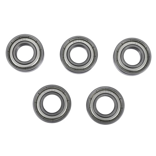 6002Z 15 x 32 x 9 mm shielded metal  bearings 5 pcs, Silver
