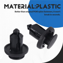 40Pcs 10Mm PláStico Tipo EmpurrãO PáRa-Choques  Flare Fastener Clips Rebite e um Remova um Ferramenta de Fivela