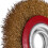 Roda de Escova de Arame para Polimento de Moedor de Bancada + AnéIs Adaptadores Redutores, 6 Polegadas 150 Mm 3