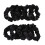 Confezione da 10 Elastici per Capelli Elastici per Capelli in Velluto Nero 1
