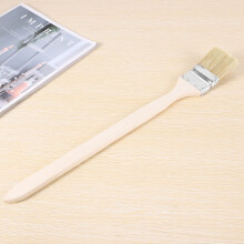 2 inch Wide Wooden Handle Metal Ferrule Faux Bristle  Radiator Brush