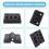 Hinge for barrier,  bearing, plastic, robust, 40 x 40 mm 7