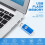 256 MB USB 2.0 Flash U-Disk Blau 5