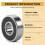 6201RS Shielded Deep   Bearing 32mm x 12mm x 10mm 10