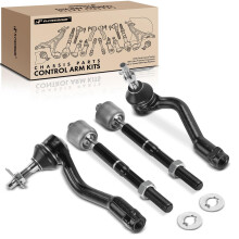 Set of 4 Front Inner Outer Tie Rod End Kit for Hyundai Sonata 20162017 and Kia Optima 20162018