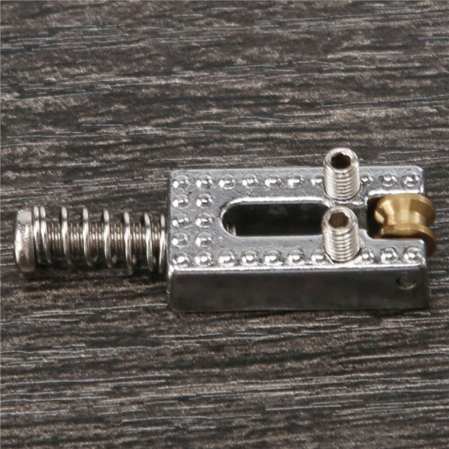 6 Roller Bridge Tremolo-Sadlar med Skiftnyckel för  Strat Tele Elgitarr KromfäRg 2