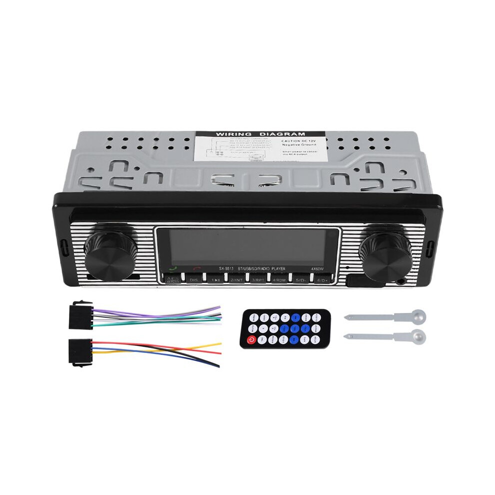 Vintage Car Radio Mp3 Player Stereo Usb Aux Classic Car Stereo Audio 4712745064174