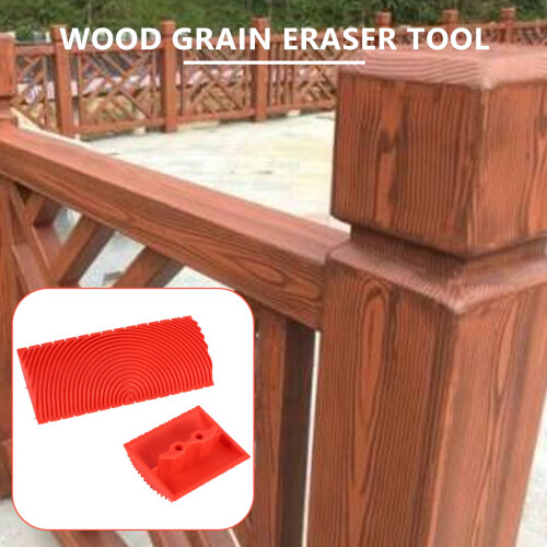 2pcs Wood Graining Grain Rubber Patin Painting Effects DIY Wall Decoration Tools 1