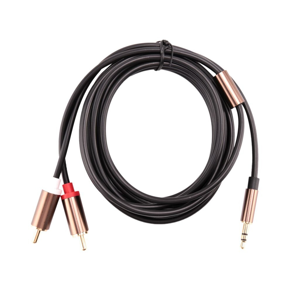 Jack 3.5Mm To 2 Rca Audio Cable Aux Splitter 3.5Mm Stereo Male To Male Rca Adapter 2 Speaker Cable 1M 6031075750990