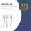 LED Bright Light Lamp Emitting Diode, 70 Delar,  3V-6V, 5 Mm, Vit 3