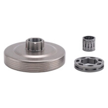 Chain Saw 3/8-7T Rim Sprocket With Chainsaw Clutch Drum For 45Cc 52Cc 58Cc Gasoline Engineg Parts Replacement