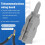 10Pcs 110 Test  Rj11 Voice Connector  Check Phone Voice For Krone Module Telecom Patch Panel 4