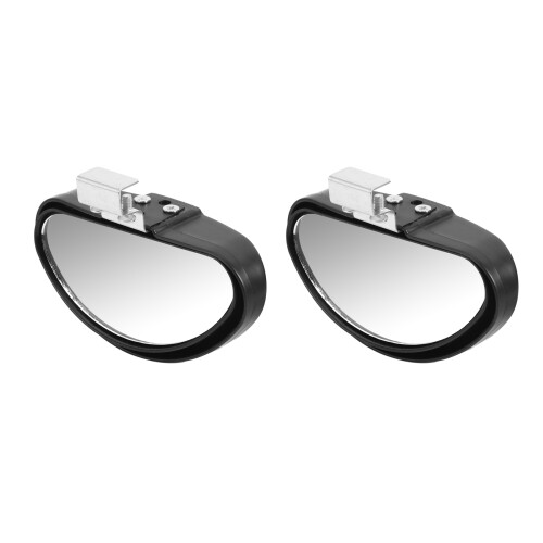 2 X Dead Angles Mirrors Adjustable Wide Angle for Car Van Towing 1