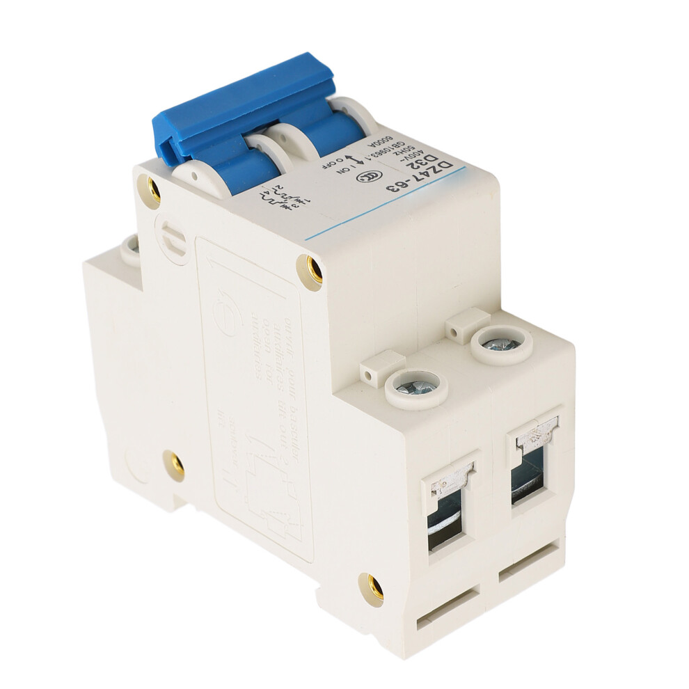 2P Miniature Circuit Breaker 32A 6000A 400V Din Rail Mount 5041390241685
