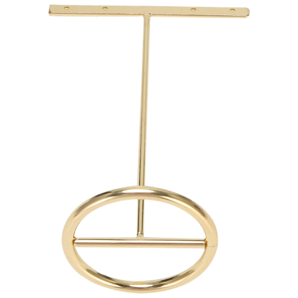 Earrings Display Stand Earrings Display Rack T-Shape Earrings Showcase En Large Gold/Golden 4762912163032