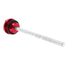Motorcycle Oil Level Gauge Aluminum Alloy Accurate Indicator Universal Fit DIY Easy Install