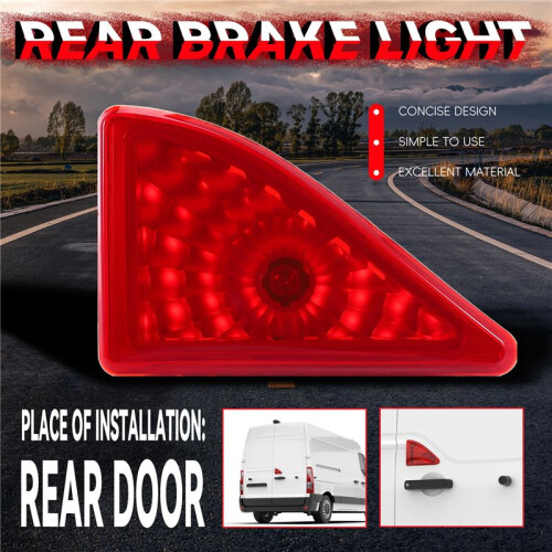 for  Master  Movano 10-19 Rear Red Central Brake Light Third Stop 1