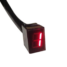 Motorcycle Gear Indicator with Accurate Digital Display for Easy Install and Dashboard Viewing